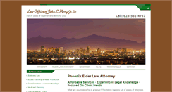 Desktop Screenshot of elderlawofarizona.com